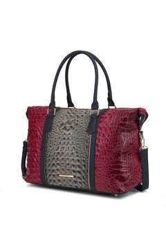 The Regal Faux Crocodile Duffle: Awe-inspiring Travels.