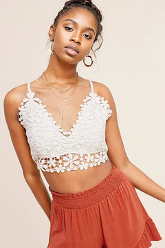 Boho Beauty: Luxe Crochet Lace Bralette