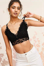 Boho Beauty: Luxe Crochet Lace Bralette