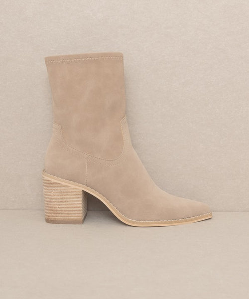 Vienna Luxe: Sophisticated Pointed Heel Booties