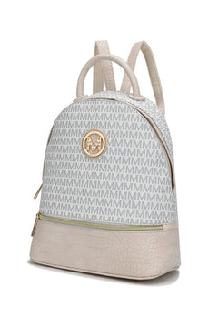 MKF Collection Denice Vegan Leather Signature Backpack: Opulence