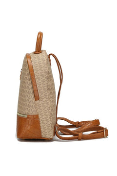 MKF Collection Denice Vegan Leather Signature Backpack: Opulence