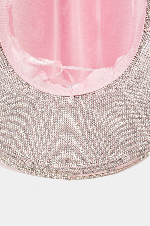 The Glamourous Pave Rhinestone Hat of Elegance