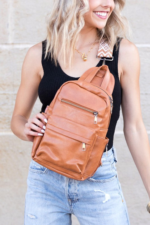 Alba Vegan Leather Convertible Backpack Sling: A Versatile Delight