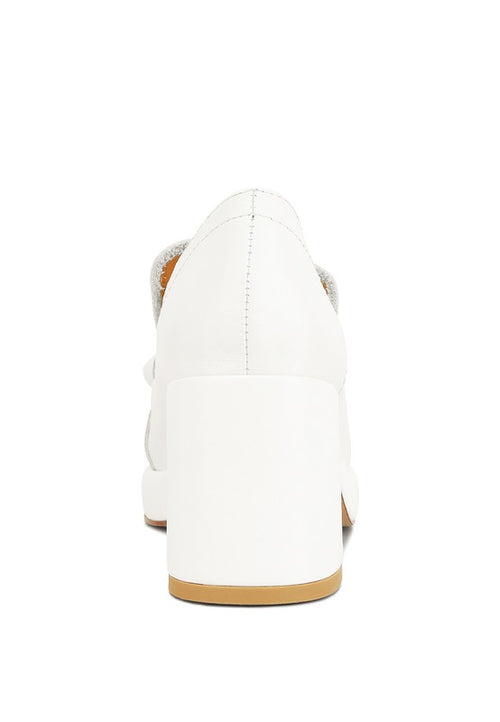 Luxury Leather Elegance: Morgan's Platform Loafers