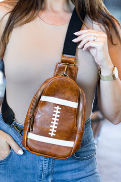 The Brown Rugby PU Mini Crossbody Bag 🎭