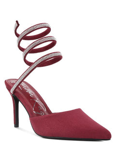 Radiant Rhinestone Heels: Opulent Elegance