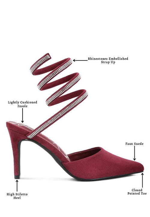 Radiant Rhinestone Heels: Opulent Elegance