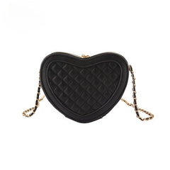 Heart Shaped Quilted Crossbody: A Noble Accessory