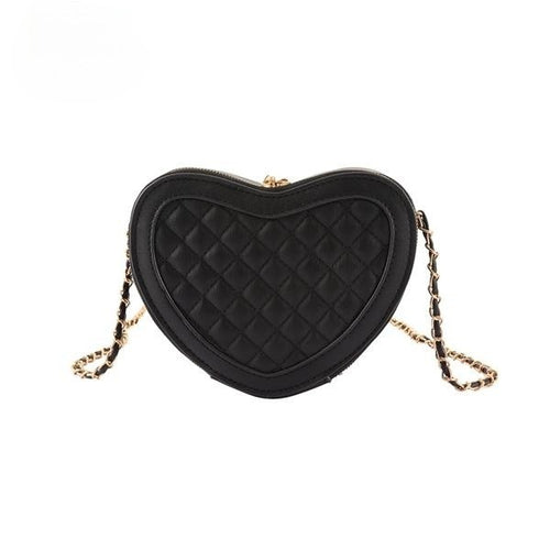 Heart Shaped Quilted Crossbody: A Noble Accessory