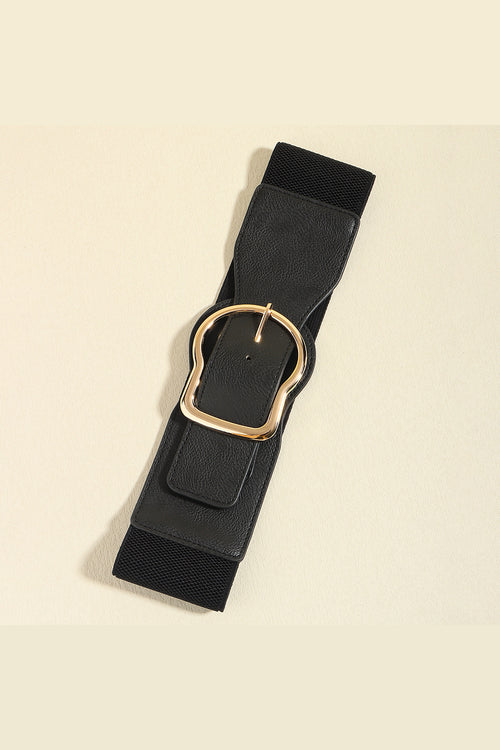 The Refined Zinc Alloy PU Leather Belt.