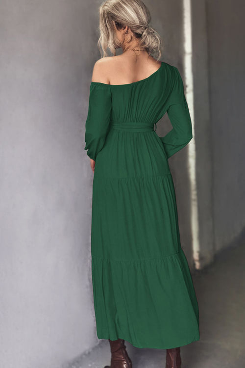 Chic One-Shoulder Maxi Dress for Elegance