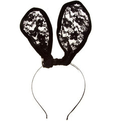 Whimsical Lace Bunny Ears: Charm Your Style! 🐰🌸