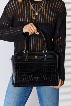 Textured Majesty: David Jones Handbag