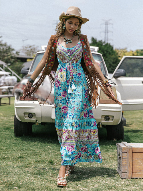 Bohemian Beach Maxi Dress: Effortless Summer Elegance