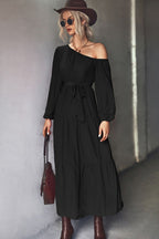 Chic One-Shoulder Maxi Dress for Elegance