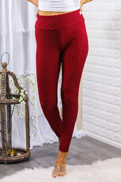 Burgundy Butt Lift Leggings: Flaunt Your Curves