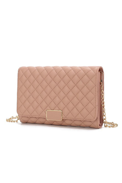 MKF Gretchen Quilted Vegan Elegance Clutch