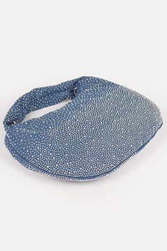 Denim Micro Studs Convertible Hobo: Fashion's Noble Star