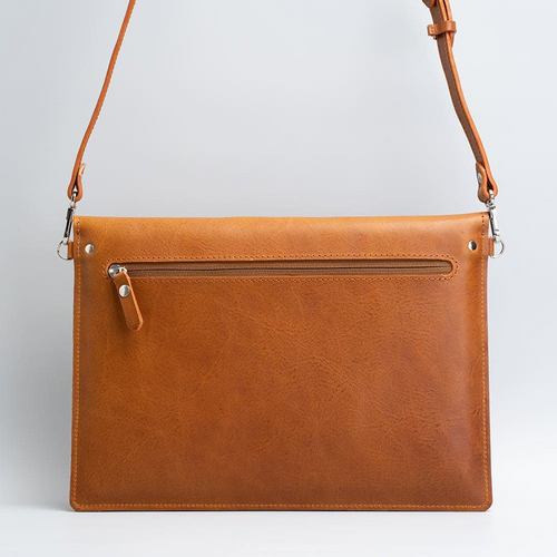 Leather Bag for iPad with adjustable strap