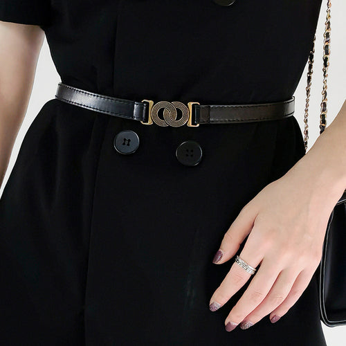 The Sophisticated Alloy Buckle PU Belt: Elegance 💫