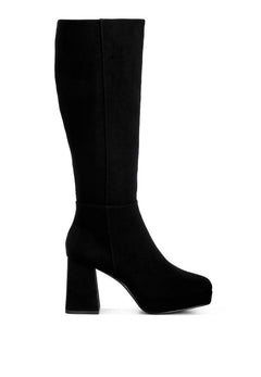 Ryo Luxe Micro Suede Calf Boots