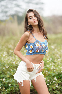 Boho Floral Crochet Cami: Effortlessly Boho Chic