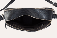 Pebble Leather Crossbody Bag: Elegance Personified