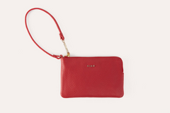 Pebble Leather Small Wristlet: A Touch of Elegance