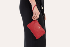 Pebble Leather Small Wristlet: A Touch of Elegance