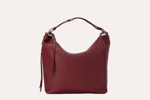 Luxury Pebble Leather Shoulder Bag: Elegance Enshrined