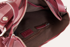 Luxury Pebble Leather Shoulder Bag: Elegance Enshrined