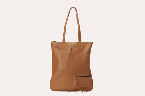 Luxurious Cowhide Leather Tote for Elegant Souls