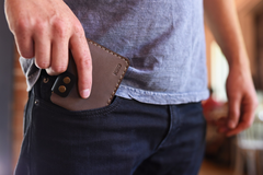 Artisan Leather Card Wallet for Stylish Gents