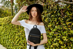 The Luxurious Pebble Leather Itty-Bitty Backpack