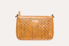 The Weaved Leather Crossbody: Luxury's Elegance