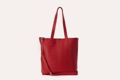 Luxurious Top Grain Cowhide Tote: Journalist's Elegance