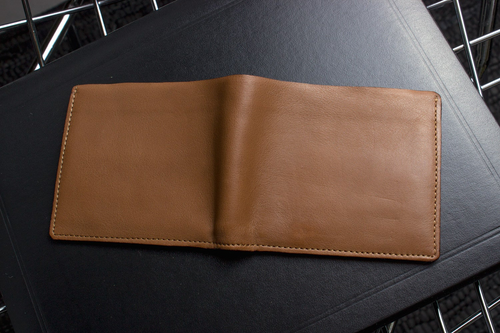 Luxurious Double Bifold Wallet in Cowhide Majesty