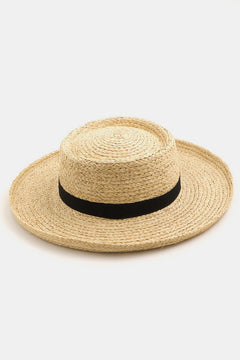 Fame Elegant Straw Weave Hat: Summer's Glory