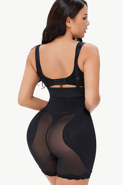 Lace Trim Shaping Bodysuit: Elegance in Comfort