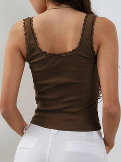 Luxe Lace Tank: Unparalleled Elegance & Comfort