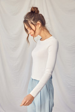 Idem Ditto Backless Knit Top: Turn Heads!