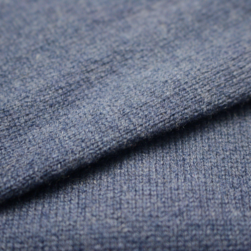 Blue Cashmere Crew Neck: Hemingway's elegance.