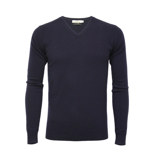 Luxury V-Neck: Hommard Cashmere Elegance