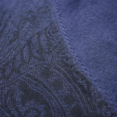 Navy Cashmere Polo: Sophistication and Serenity.