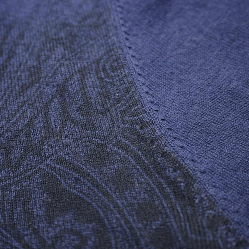 Navy Cashmere Polo: Sophistication and Serenity.