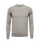 Hommard's Sophisticated Silver Grey Cashmere Sweater