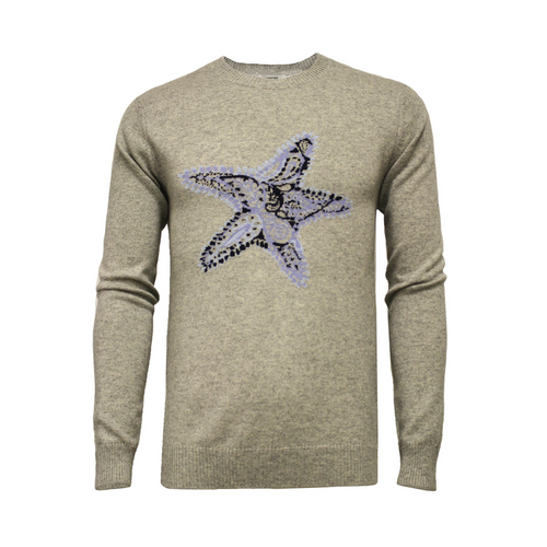 Starfish Splendour: Silk & Cashmere Elegance