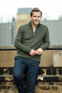 The Andromeda Cashmere Sweater: Rugged Elegance