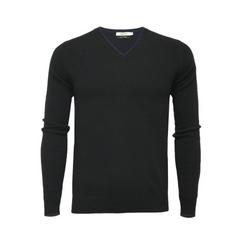 Black Cashmere V-Neck: Timeless Sophisticated Elegance